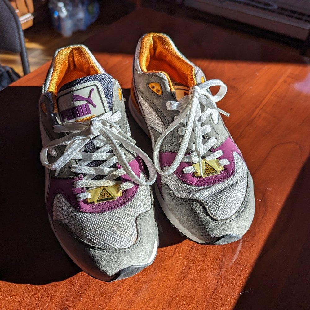 PUMA Trinomic - Athletic - Style - Running Yellow / White / Purple